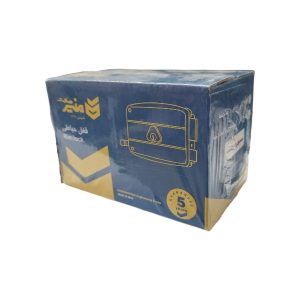 قفل حیاطی منیر کلید ساده 7ساچمه